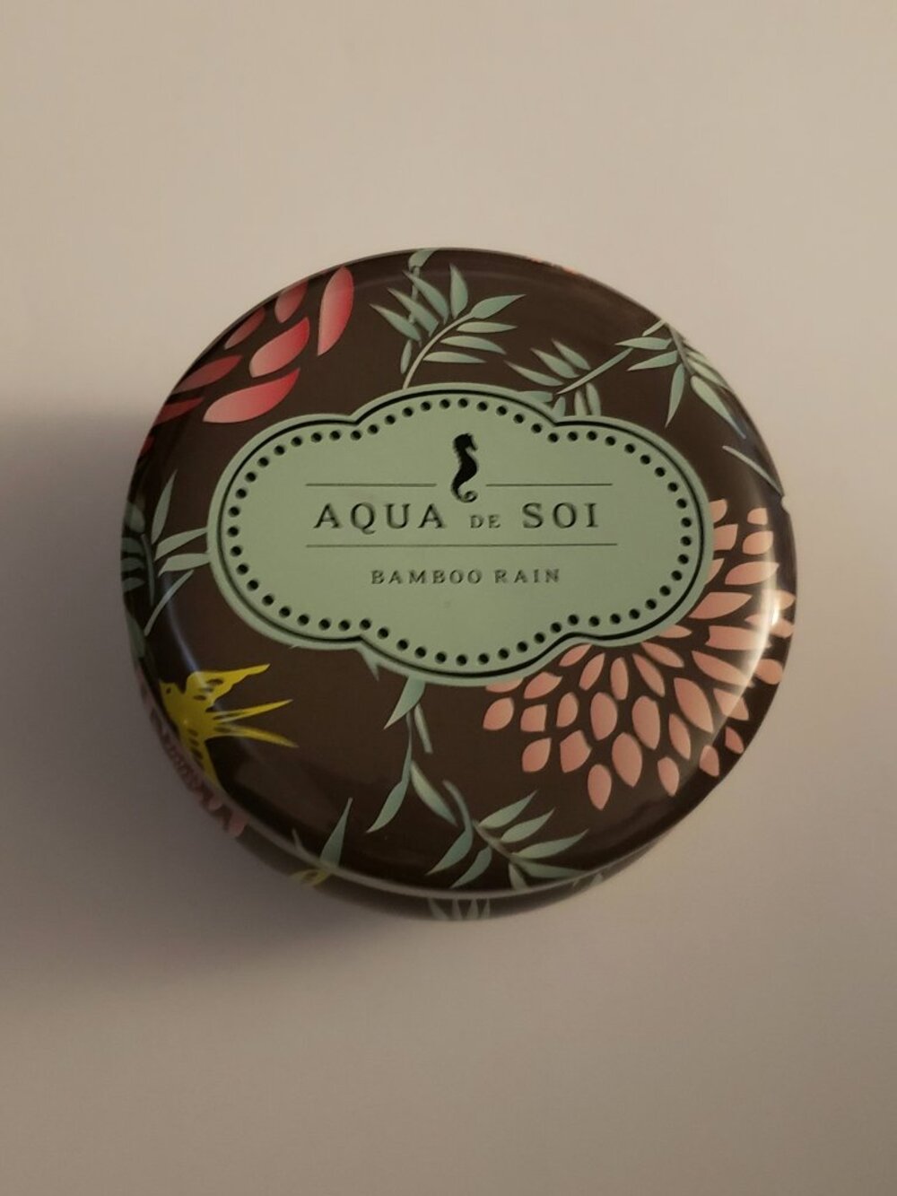 Aqua De Soi Bamboo Rain Scented Candle Natural Soy Candle Tin